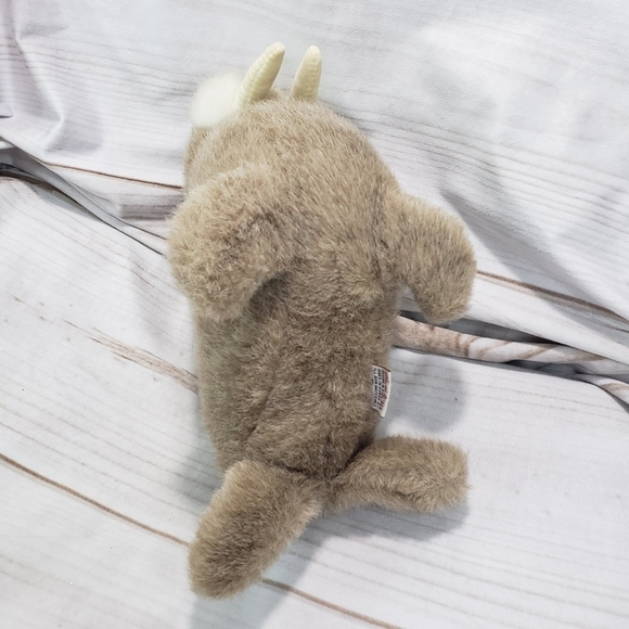 Gund Walrus Plush Stuffed Animal Fuzzy Brown 10 Inch 1986 - Picture 5 of 9